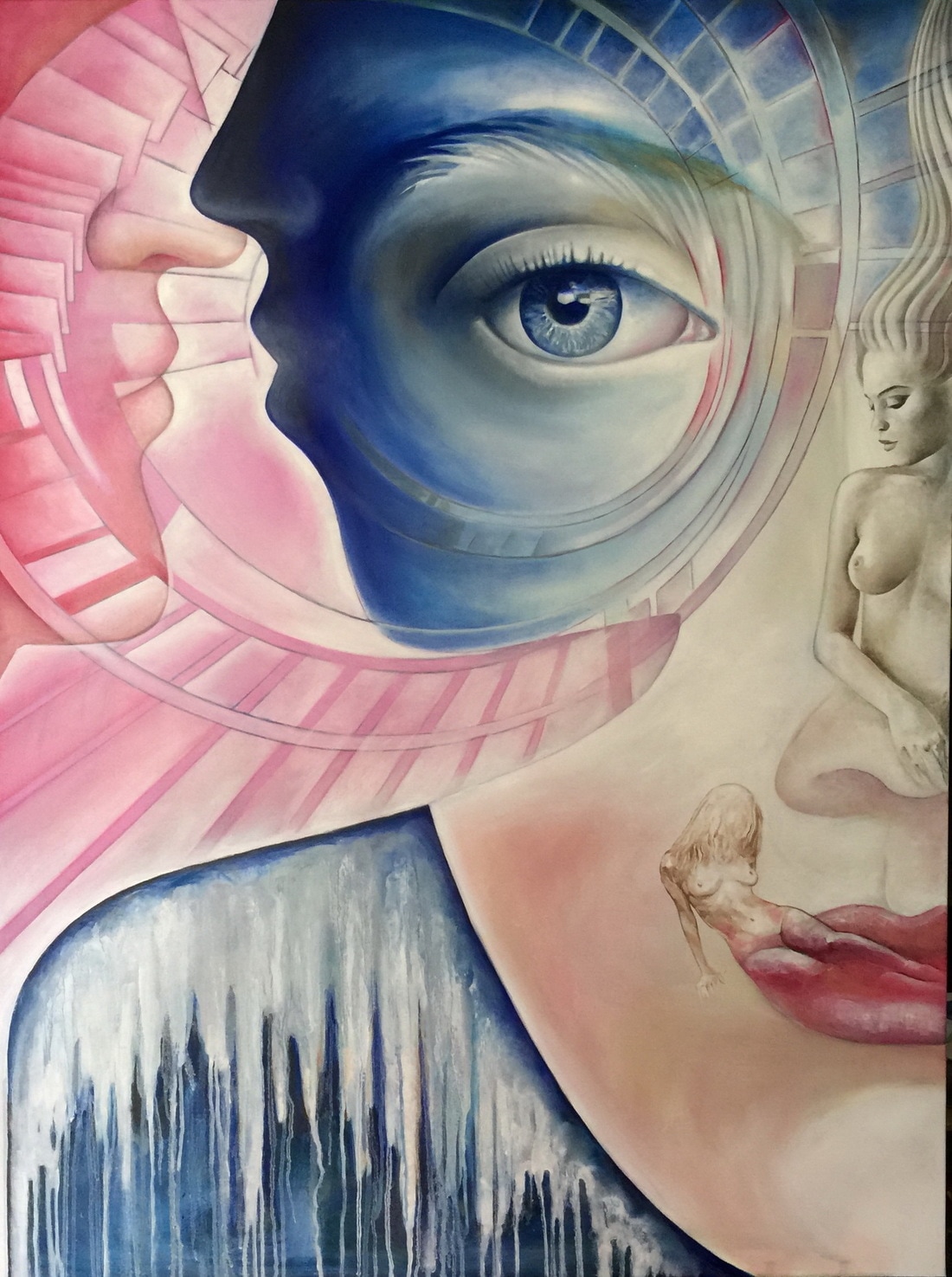 Andromeda 2 by Fatima Azimova - Oil on canvas 36x48 inches