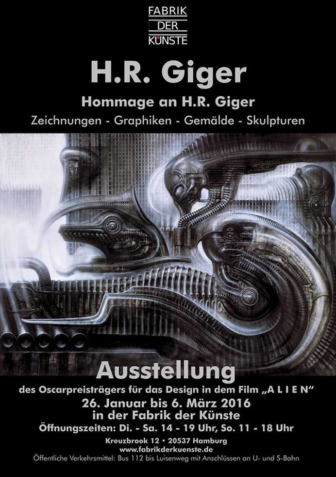 Homage to HR Giger - Exhibition in Hamburg