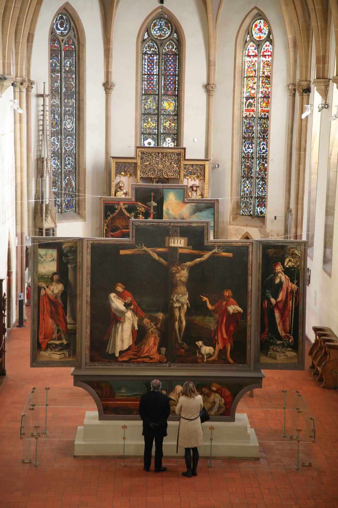 View of the Isenheim Altarpiece, Nikolaus Hagenauer and Matthias Grünewald, c 1512-1516