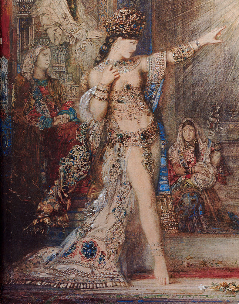 The Apparition (detail) by Gustave Moreau