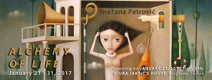 SNEZANA PETROVIC’S EXHIBITION OF PAINTINGS & DRAWINGS “ALCHEMY OF LIFE”